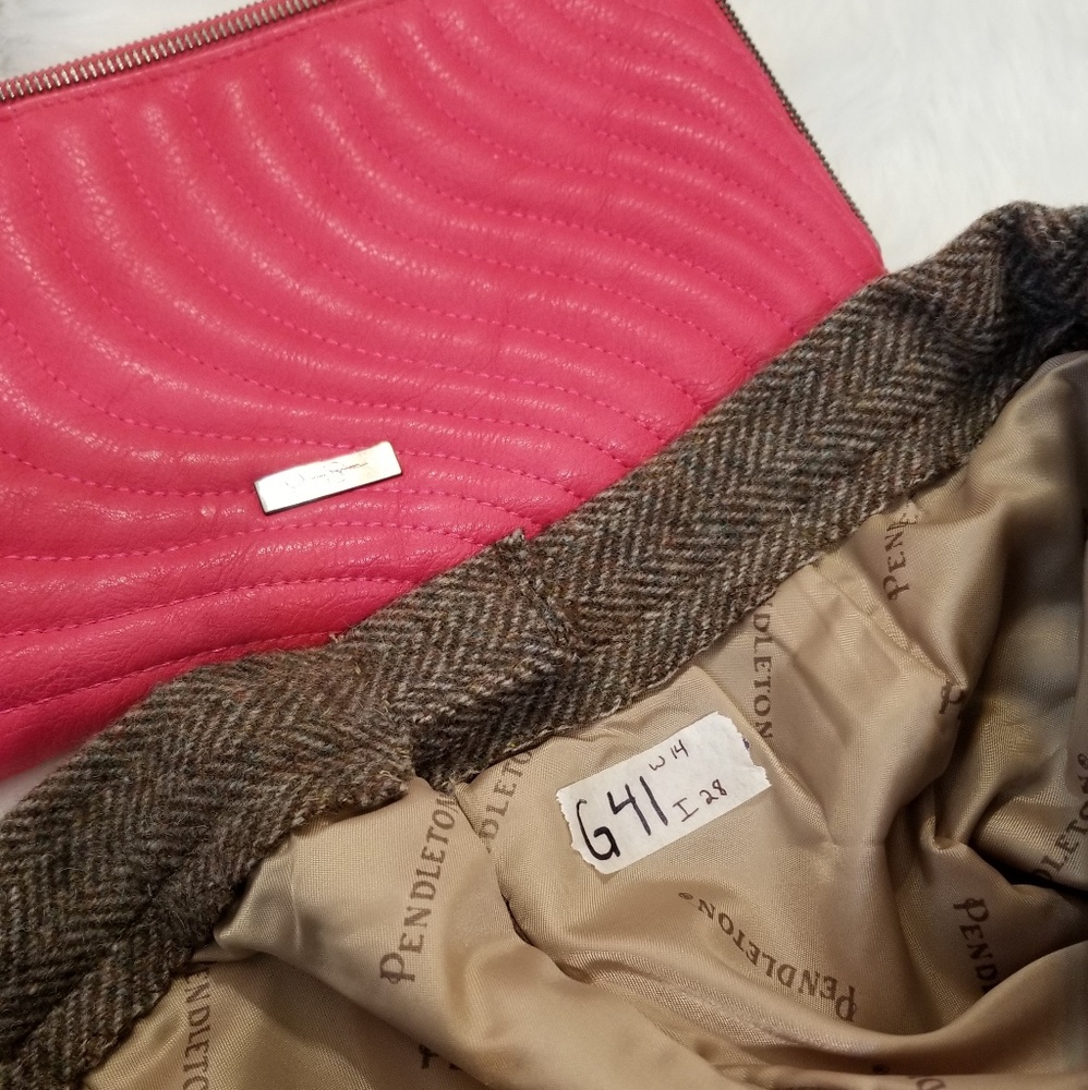 🌻🌺🌻PENDLETON 100% WOOL A-LINE SKIRT!! - Picture 4 of 5